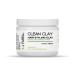J FARELL Clean Clay - Organic Hair Styling Clay Fungal Acne Safe Seborrheic Dermatitis Safe All Natural Hair Clay Pomade Strong Hold Matte Finish (2.7 oz) Black