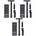 Beavorty 3 sets manual razor safety blades Razor bartschneider nose hair trimmer razor m quina de afeitar para hombre double -edged manual straight blade ABS