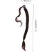 minkissy Wig Synthetic Wrap Around Braided Ponytail Hair Extensions for Women - High Temperature Wire Braid Ponytail Extension Tails Hair Extensions Ponytail Extension for Black Women 80X3CM Dark Red - Buy Online on GoSupps.com
