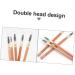 SOESFOUFU 2pcs Double Ended Eyebrow Pencil with Brush Women Makeup Pencils Makeup Eyebrow Tool Eyeliner Wood - Buy Online on GoSupps.com
