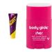 Chamois Butt'r Her' Anti-Chafe Cream 8 ounce tube & Body Glide For Her Anti Chafe Balm | Chafing stick with added emollients