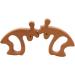 Wendysun 10pcs Cartoon Wood Teether: Natural Deer Shape Baby Teething Toy - Buy Online on GoSupps.com