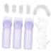 Angoily Hair Care Tools 1 Set Hair Color Kit & Accessories Plastic Purple Hair Dye Portable Hair Coloring Tools