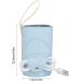 Portable USB Baby Bottle Warmer Bag - Insulated Milk Heater with USB Charging Port (Blue) - Buy Online on GoSupps.com