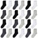 Kids Socks,Crew Socks Newborn/Toddler for Children Boys Girls Cozy Athletic Socks, 24pairs(0-13Years) 4-7 Years 4 Colors