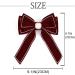 Bohend Large Red Hair Bow with Rhinestones - Velvet Party Hair Accessories for Women & Girls - Buy Online on GoSupps.com