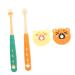Watiifufu 2 pieces 360 Baby toothbrush children's toothbrush oral care tools 360 degrees toothbrush 360 degrees toothbrushes silicone toothbrushes tooth toothbrushes for toothbrush for
