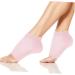 ULTECHNOVO 1set Heightening Socks Heel Softening Socks Soft Silicone Heel Lift Insole Sole Height Increase Invisible Sock Pad Sole Lifts Polyester Cotton Increased Heel Socks Men and Women 12.5x11cm Pink - Buy Online on GoSupps.com