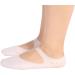 Silicone Socks Moisturizing Pain Relief Foot Protector Shock Absorption Anti Cracking Socks Soft Particles Moisturizing Foot Care Tool Silicone Prevention Socks (M) White M - Buy Online on GoSupps.com
