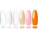 PEACECOLOR 8G 6PCS Acrylic Powder Set Clear Pink White Nude Orange Acrylic System Acrylic Nail Kit for Beginners DIY Nail Art Nails Extension No Nail Lamp Needed Professional Multicolor for Home DIY color 179 - Buy Online on GoSupps.com