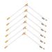 Hemoton 12pcs Eyebrow Pencil Sharpener Brow Pencil for Makeup Wood Brow Pencil Eyeliner Pencil Wooden White