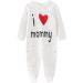MAMIMAKA Baby Rompers Pajamas Cotton Jumpsuit | Long Sleeve Footed Bodysuits | 0-3 Months | Two-Piece Set - Buy Online on GoSupps.com