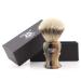 Handmade English Silver Tip badger shaving brush With Imitation Horn Handle by Haryali London