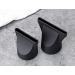2PCS Black Plastic Salon Hair Dryer Nozzle Narrow Concentrator - Portable Nozzle for 4.5cm Outer Diameter - Ideal for Salon and Home Use - Buy Online on GoSupps.com