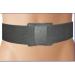LJC Umbilical Hernia Support Belt Abdominal Navel Truss One Removeable Cushion Pad UK (XL 39-43 inches) Black