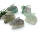 Natural Crystal Rough Specimen 1pc Natural Fluorite Rabbit Animals Crystal Stone Carved Figurine Stone Room DecorationCrystalsStone Home Goods - Buy Online on GoSupps.com