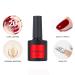 VERONNI Red Glitter Gel Nail Polish - Colorful Reflective and Shiny Varnish for Manicure | Soak Off UV LED Salon Quality DIY - Buy Online on GoSupps.com