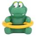 Baby Bath Thermometer  LED Temperature Display Floating Cute Animal Thermometer Floating Toy (Green Alligator)