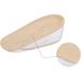 Bestoyard 1cm Invisible Height Increase Insoles - Size S (Apricot) | Shock Absorption Lift Heel Half Insoles - Buy Online on GoSupps.com