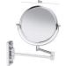 Rust-Proof Swivel Wall Makeup Mirror - High Definition for Home & Hotel Use - Buy Online on GoSupps.com