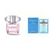 Versace Bright Crystal Women's 3 Fl Oz and Versace Man Eau Fraiche Men's 3.4 Fl Oz Fragrance Bundle