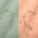 Wiwpar Gold Zircon Star Ear Cuff Earrings | Non-Pierced Rhinestone Wrap Around Climber Earrings for Women & Girls - Buy Online on GoSupps.com