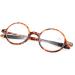 DOOViC Round Reading Glasses Flexible Lightweight Readers Glasses Fashion Design Tortoise for Men & Women +1.75 Strength Tortoiseshell 1.75 x