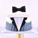 2Pcs Cake Topper EVA Cake Topper Bow Tie Suit Man - Buy Online on GoSupps.com