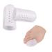 Metagio 5 pieces toe protection toe caps toes hose bandage pressure protection toe pads toe bandage for padding the toe blind cornal eyes cornea toe caps (4.3x1.7cm)