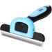 Pet Neat Pet Grooming Brush Effectively Reduces Shedding by Up to 95% Professional Deshedding Tool for Dogs and Cats Blue