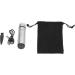 Portable Mini Electric Shaver for Men - USB Power Close Shave & Flannel Bag Included - ABS Stainless Steel (Silver - Buy Online on GoSupps.com