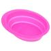 Housoutil Cleaning Pad Makeup Brush Cleaner Brush Cleansing Mat Cosmetic Brush Cleaner Pad Brush Rinsing Pad Cleaning Tool Washers Brush Cleansing Pad Silica Gel Makeup Egg Make up 14.5x11cm Rosy