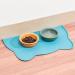 Buy Womlex Non-Slip Dog & Cat Bowl Pad - Waterproof Silicone Feed Mat | Cat & Dog Bowl Underlay | Light Blue 44x25cm - Buy Online on GoSupps.com
