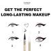 DUNUF Makeup 2 in 1 Waterproof Liquid Eyeliner - Pitch Black & White - 0.02 Fl Oz (Pack of 1) - Buy Online on GoSupps.com