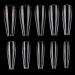 Ballerina Fullsize Clear Artificial Nail Tips - 500 Pieces for Perfect Nail Designs | International Shipping Available - Buy Online on GoSupps.com