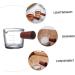 HOMSFOU 3 Pcs Milk Cup Espresso Shot Glass Creamer Mug Clear Cups Milk Creamer Jug Liquid Measuring Cups Turkish Coffee Glass Measuring Cups for Mini Heater Turkey Wood High Borosilicate 8.5X4.5X4.2CMx3pcs As Shownx3pcs - Buy Online on GoSupps.com