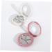 3pcs Lip Balm Containers Empty Eyeshadow Compact Lipstick Box 7*7cm Pink - Buy Online on GoSupps.com