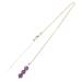 COHEALI Simple Collarbone Pear Exquisite Bead Women Jewelry Neck for Necklace Chine Crystal Charm Chain 0.8X27CM