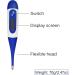 Pet Thermometer Digital Veterinary Thermometer Waterproof Digital Thermometer for Pets Pet Thermometer with Reminder Function Thermometer for Dogs Cats Horse Cattle Pigs Sheep - Buy Online on GoSupps.com