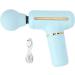 Portable Fascia Gun - Powerful Deep Tissue Massage for Everyone | Low-Noise Muscle Massager in Blue - Buy Online on GoSupps.com