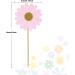 36 Pcs Daisy Cupcake Toppers Pink Flower Cake Topper Daisy Cake Decorations Toothpicks Cupcake Toppers (Multicolor-2) - Buy Online on GoSupps.com