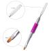 Kalolary 2Pc Dual-Ended Poly Gel Brush Set - Acrylic UV Gel Nail Tool for Extensions (Blue + Purple) - Buy Online on GoSupps.com