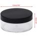 JAGETRADE 50g Plastic Empty Loose Powder Tin with Sieve - Perfect Cosmetic Jar for Makeup Storage | Buy Internationally - Buy Online on GoSupps.com