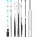 1 Set Ear Wax Removal Tool Ear Cleaner with Camera Earwax Removal Kit Ear Wax Ear Cleaner Ear Cleaning Tools Ear Camera for Phones White