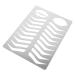 FOMIYES Eyebrow Template Mold Eyebrow Ruler Stencils Eyebrow Stencil Lip Stencil Eyebrow Trimming Lip Makeup