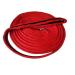 NEW Equine Lunging Line Cushion Web 8 MTR Brass Snaphook RED/BLACK