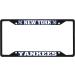 New York Yankees Metal License Plate Frame - Black Finish Blue | Fan Mats 31314 - Buy Online on GoSupps.com