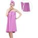 FAMKIT Soft Spa Bath Towel for Women | Quick Dry Hair Drying Cap - Purple Medium | International Shipping Available - Buy Online on GoSupps.com