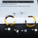 200pcs Clear Silicone Earring Backs for Sensitive Ears | Hypoallergenic Stud Earring Stoppers - Buy Online on GoSupps.com