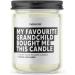 Grandma Candle - 220g Soy Wax with Madagascan Vanilla Jasmine & Sugared Almond - Perfect Gift for Nan or Grandma - Ideal for Christmas or Birthday - Nanny & Grandma Gifts - Buy Online on GoSupps.com